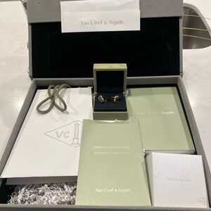 Van Cleef & Arpels Gold and Black Earrings